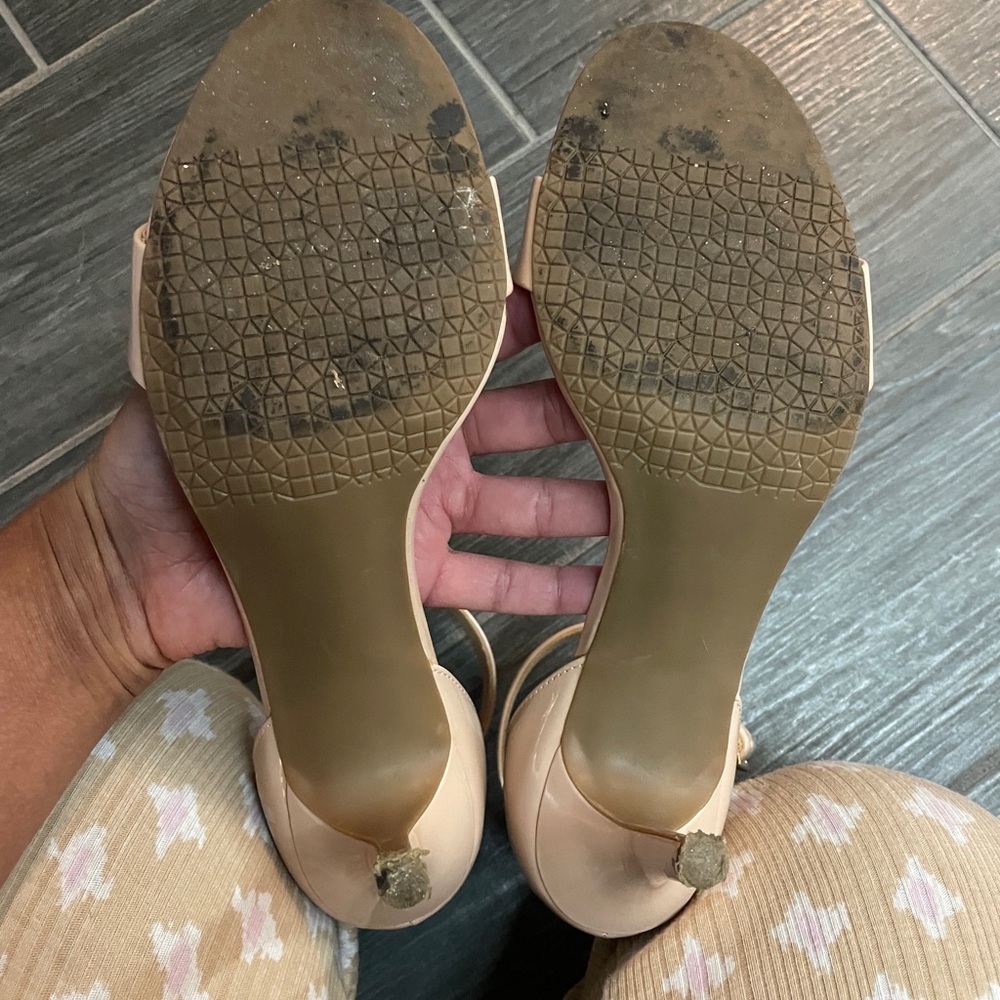 BP Nordstrom Nude Heels - Picture 5 of 6